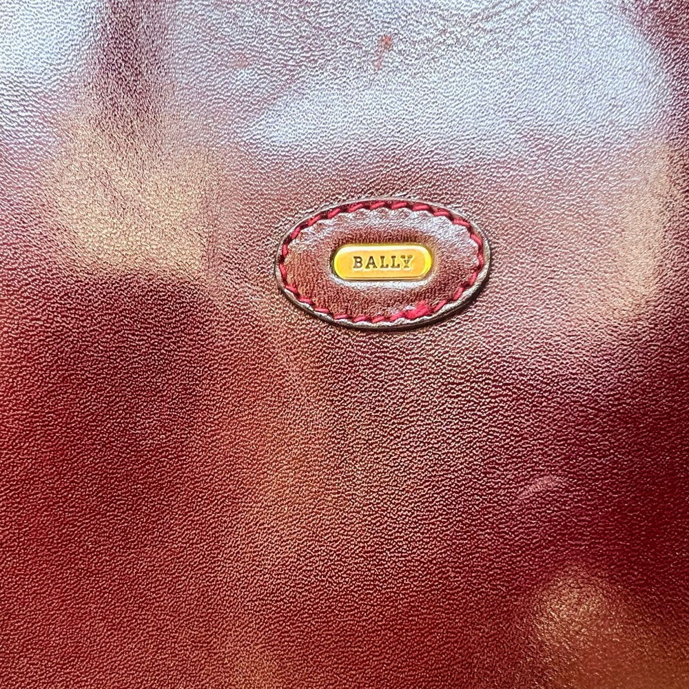 Bally Leather burgundy Satchel - Picture 2 of 15